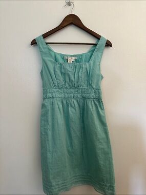 Casual Sleeveless Midi Dress in Mint Green